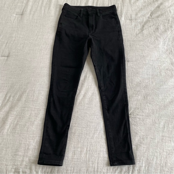 American Eagle Outfitters Pants - AE American Eagle Super High Rise Jegging Black 4 Short